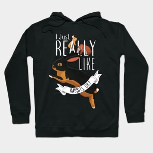 I Just Really Like Rabbits, OK? Hoodie